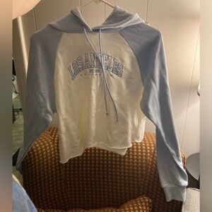 Forever 21 Los Angeles crop sweat shirt